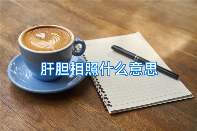 肝胆相照什么意思