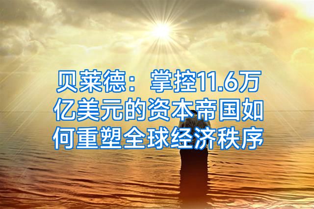 贝莱德：掌控11.6万亿美元的资本帝国如何重塑全球经济秩序